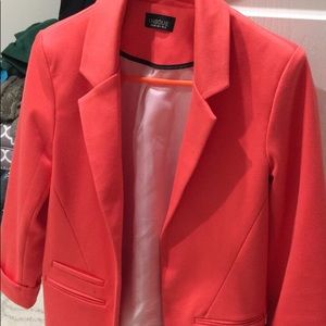 Size small warm coral blazer